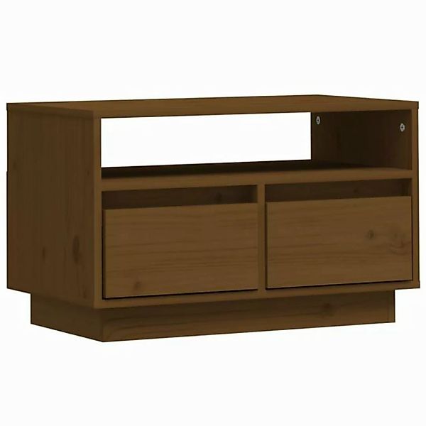 furnicato TV-Schrank Honigbraun 60x35x37 cm Massivholz Kiefer (1-St) günstig online kaufen