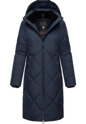 Ragwear Steppmantel "Rebela" stylischer Winterparka mit abnehmbarer Kapuze günstig online kaufen