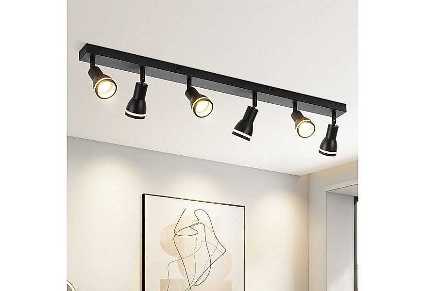 ZMH Deckenstrahler 6-Flammig Küche Modern Deckenleuchte GU10 für Flur Wohnz günstig online kaufen