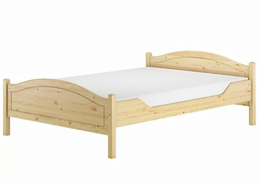 ERST-HOLZ Bett Überlanges Kieferholzbett massiv 140x220 Doppelbett Zubehör günstig online kaufen