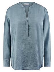 Bluse Rundhals-Ausschnitt Peter Hahn türkis günstig online kaufen