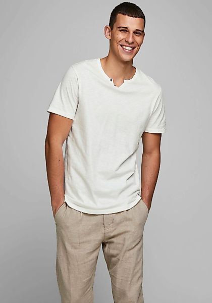 Jack & Jones T-Shirt "SPLIT NECK TEE" günstig online kaufen