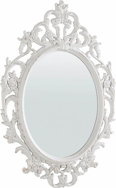Home affaire Barockspiegel "König Ludwig, weiß", (1 St.), oval, mit Barock günstig online kaufen