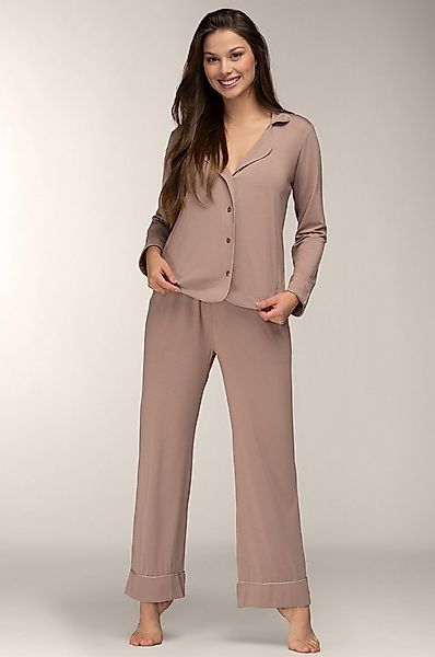 Mademoiselle Sommeil Pyjama Damen Schlafanzug aus EcoVero™ Viskose in edlem günstig online kaufen