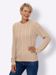 Sieh an! Strickpullover Langarm-Pullover günstig online kaufen