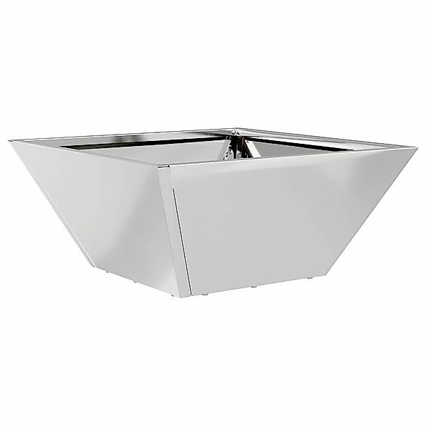 vidaXL Blumentopf Garten Schüssel Pflanzer Silber günstig online kaufen