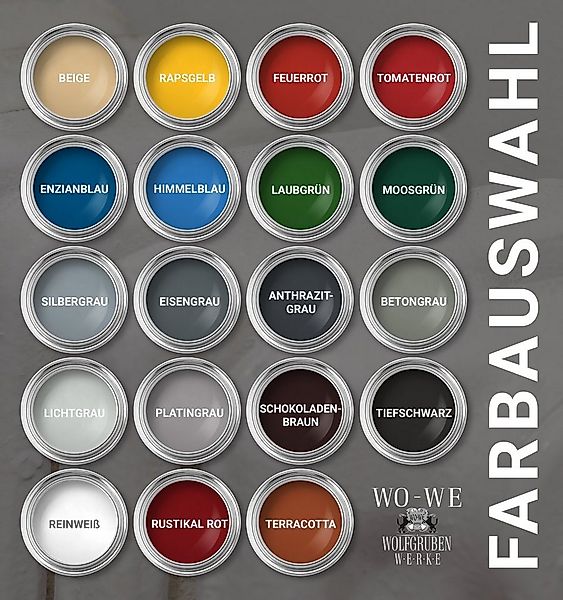 WO-WE Heizkörperlack Heizkörperfarbe Heizungsfarbe W903, 0,75-10L, Wasserba günstig online kaufen