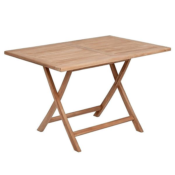 LebensWohnArt Esstisch Teak Klapptisch KURSI ca. günstig online kaufen