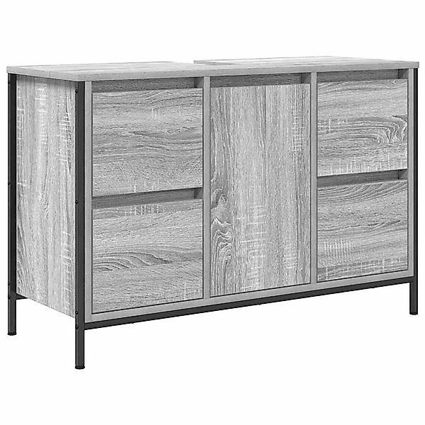 vidaXL Waschbeckenunterschrank mit Schubladen Grau Sonoma 90x34,5x60cm 8618 günstig online kaufen
