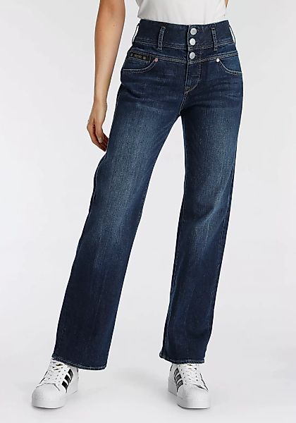 Herrlicher Straight-Jeans RAYA mit seitlichen Keileinsätzen für eine streck günstig online kaufen