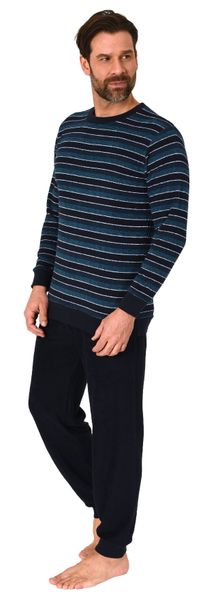 Normann Pyjama Herren Frottee Schlafanzug lang, günstig online kaufen