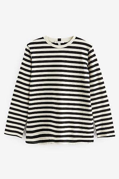 Next Langarmshirt Schweres Langarmshirt aus 100 % günstig online kaufen