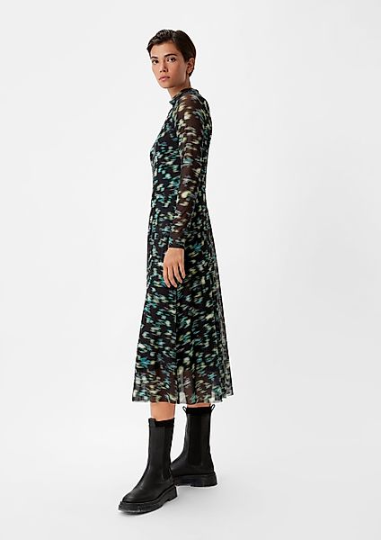 comma casual identity Maxikleid Meshkleid mit günstig online kaufen