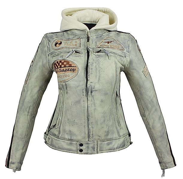 Alpha Speeds Motorradjacke - /Freizeit Damen Lammlederjacke Bikerjacke High günstig online kaufen