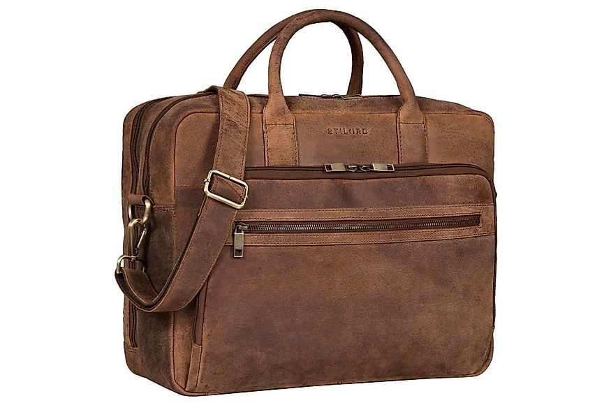 STILORD Laptoptasche "Dawson" Leder Aktentasche Umhängetasche günstig online kaufen