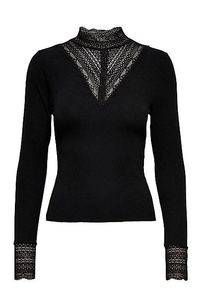 ONLY Langarmshirt ONLTILDE L/S HIGH NECK LACE TOP JRS günstig online kaufen