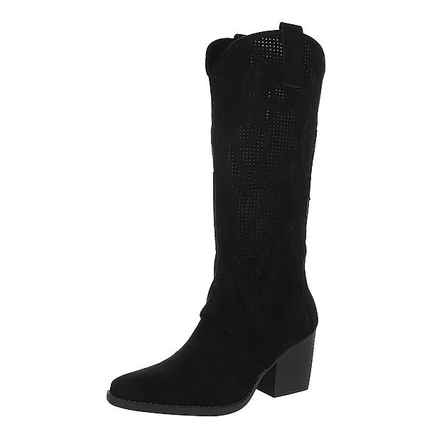 Ital-Design Damen Cowboyboots Western Sommerboots (88843704) Blockabsatz St günstig online kaufen