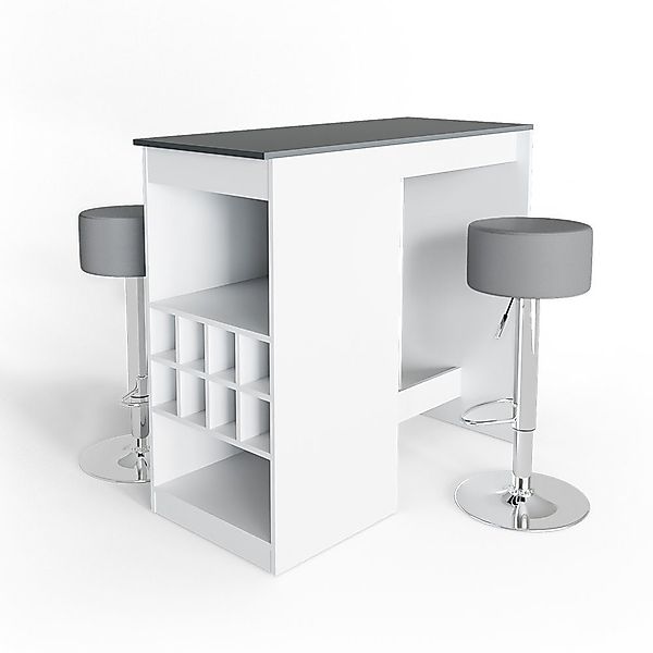 Vicco Bartisch Ross, Weiß/Anthrazit, 115 x günstig online kaufen