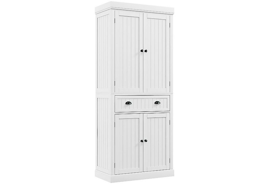 COSTWAY Küchenbuffet Hochschrank mit verstellbarer Regalen&Schublade, 183cm günstig online kaufen