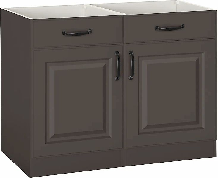 wiho Küchen Unterschrank "Erla, TOPSELLER" 100 cm breit mit Kassettenfront, günstig online kaufen