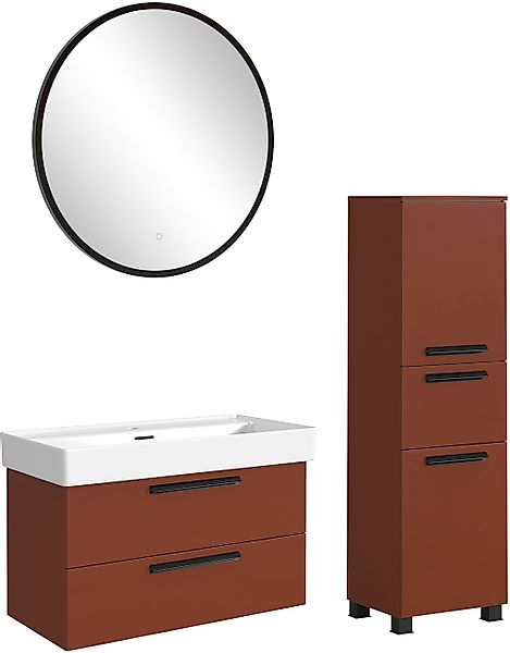 welltime Badmöbel-Set "SALVADA, 3tlg-Set, gedämpfte Scharniere, Softclose, günstig online kaufen