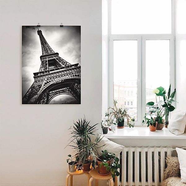 Artland Wandbild »Eiffelturm Paris«, Gebäude, (1 St.), als Leinwandbild, Po günstig online kaufen