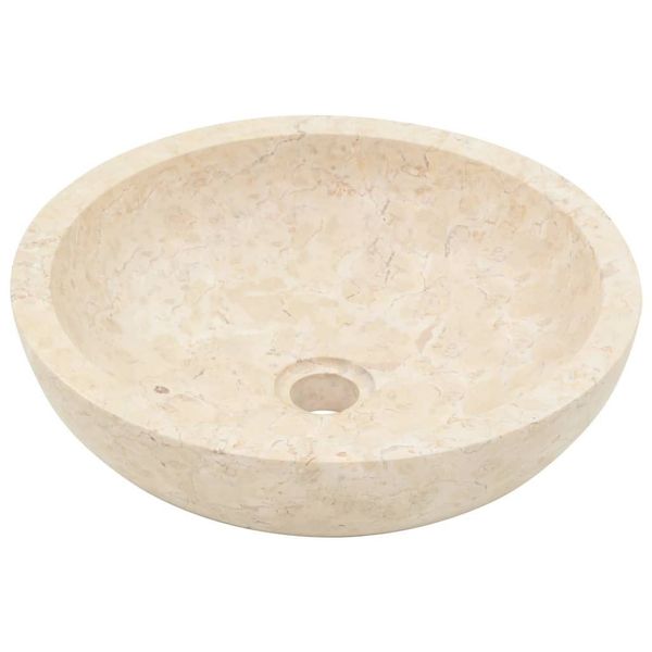vidaXL Waschbecken Aufsatz-Waschbecken 40x12 cm Marmor günstig online kaufen