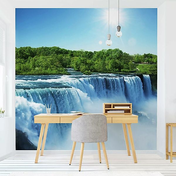 Fototapete Wasserfalllandschaft günstig online kaufen