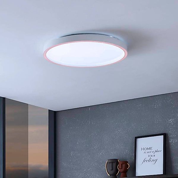 EGLO Deckenleuchte »Montemorelos-Z Deckenlampe, ZigBee 3.0, Kristall-Effekt günstig online kaufen