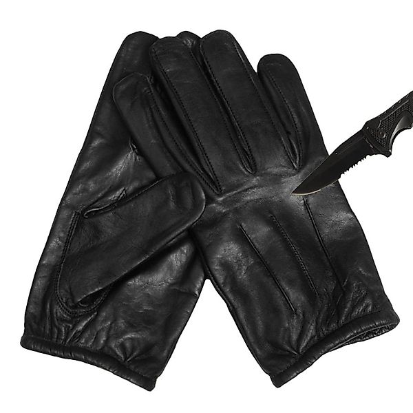 Mil-Tec Lederhandschuhe Security Schnittschutz Handschuhe Kevlar günstig online kaufen