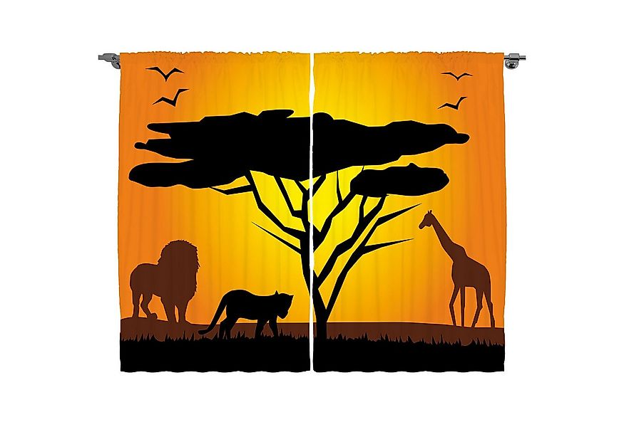 Abakuhaus Gardine Schlafzimmer Kräuselband Vorhang mit Schlaufen und Haken, günstig online kaufen