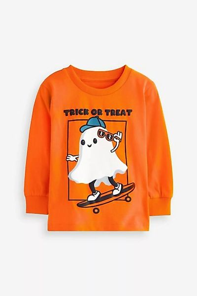 Next Langarmshirt Langärmeliges T-Shirt Halloween-Gespenst (1-tlg) günstig online kaufen