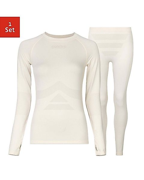 SNOCKS Funktionsunterhemd Thermo Set für Damen Thermounterwäsche (1 Set, 1- günstig online kaufen