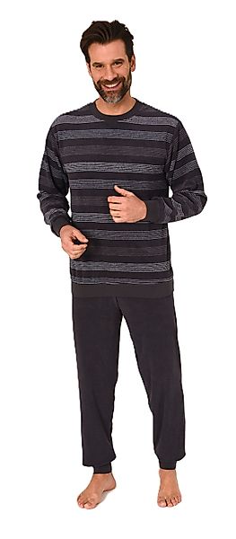 Normann Pyjama Normann Herren Frottee Schlafanzug günstig online kaufen