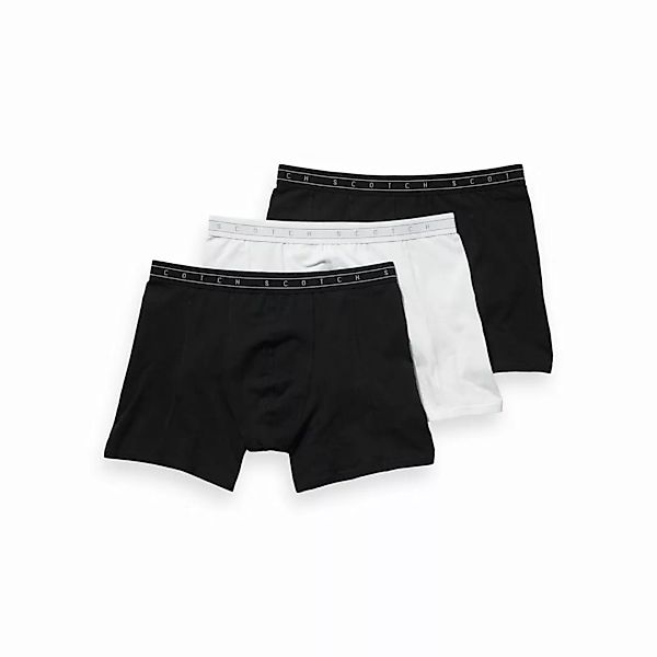SCOTCH&SODA Herren Boxer-Shorts, 3er Pack - long Shorts, Cotton Stretch, un günstig online kaufen