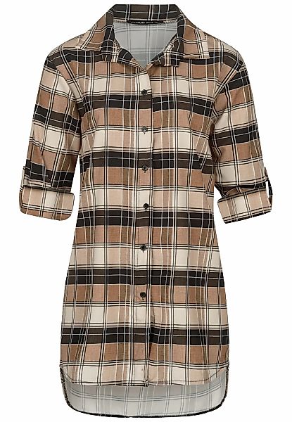 CLOUD 5IVE Klassische Bluse "CLOUD 5IVE Turn Up 3/4 Arm Bluse kariert small günstig online kaufen