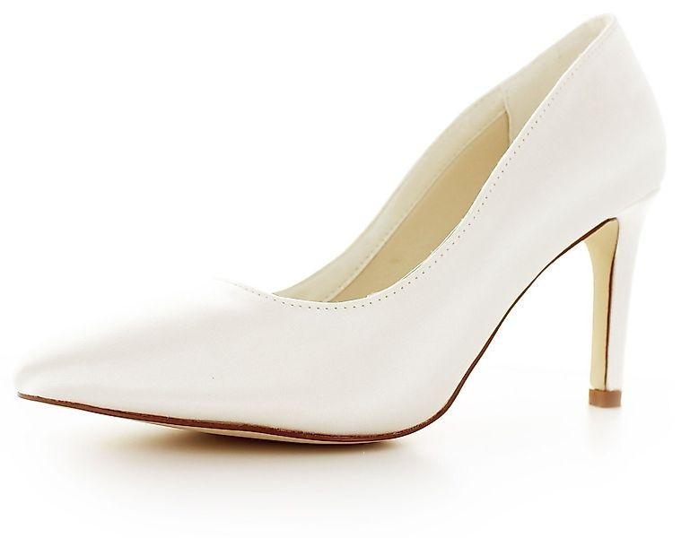 White Lady 893 ivory - einfärbbare Satin-Brautschuhe Pumps günstig online kaufen