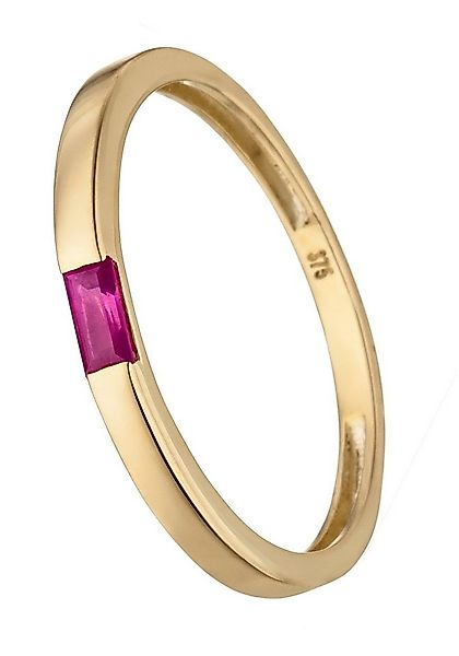 JOBO Goldring Rubin-Ring, 375 Gold günstig online kaufen