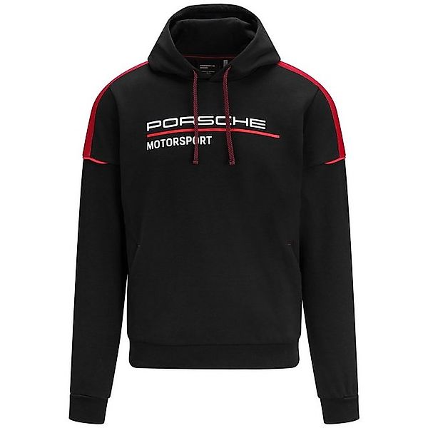 Porsche Motorsport Kapuzenpullover Hoodie Logo (Schwarz) Baumwolle günstig online kaufen
