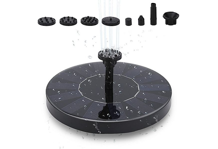 Clanmacy Gartenbrunnen SolarPumpe 1.5W Teichpumpe solar springbrunnen Fisch günstig online kaufen