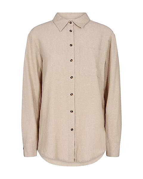 FREEQUENT Hemdbluse FQLAVA-SH-SIMPLE aus Leinenmix, mit Brusttasche günstig online kaufen