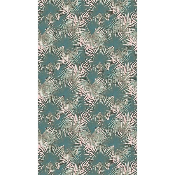 A.S. Creation Fototapete Farn Blätter 1,59 m x 2,8 m Grün-Rosa FSC® günstig online kaufen