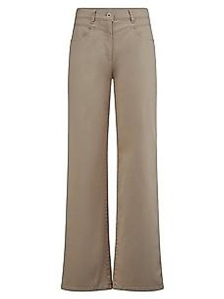 Super Slim Fit-Jeans Modell Laura Flared Raphaela by Brax beige günstig online kaufen