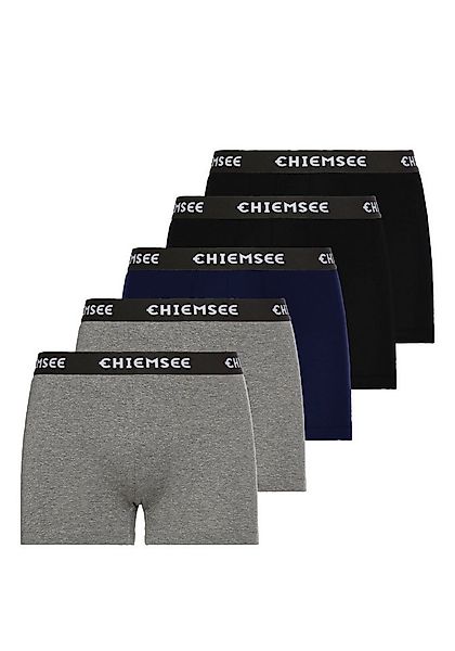 Chiemsee Boxershorts (Packung, 5-St) aus Baumwollmischung, elastischer Logo günstig online kaufen