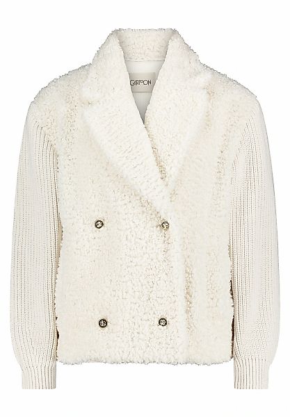 Cartoon Canvasjacke "Cartoon Damen Casual-Jacke mit Eingrifftaschen" günstig online kaufen