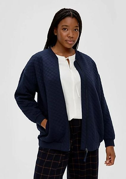 TRIANGLE Sweatjacke Blouson-Jacke aus Baumwollmix Logo günstig online kaufen