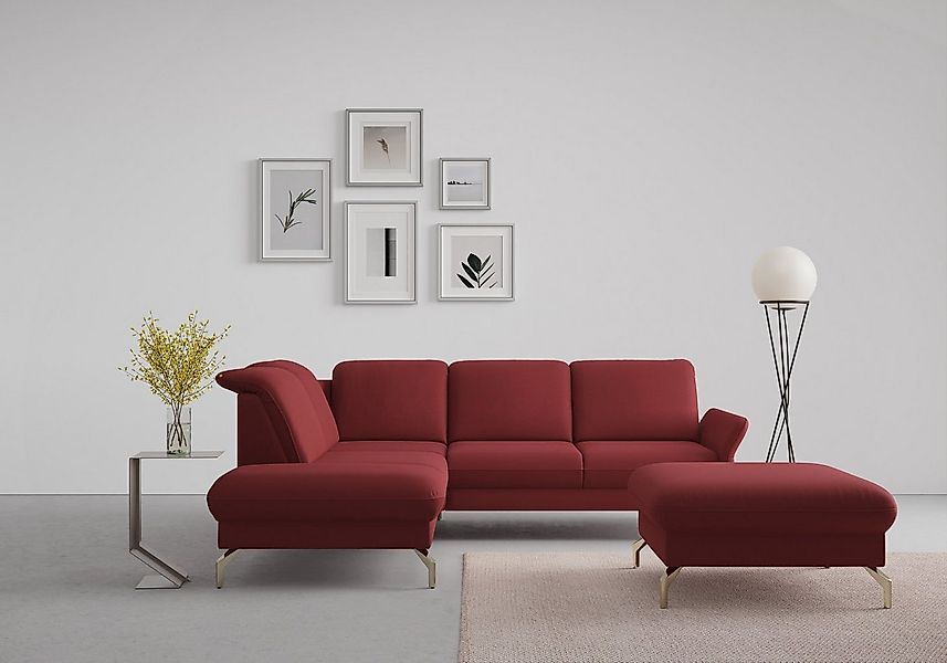 sit&more Ecksofa Fashion L-Form, wahlweise mit Kopfteilverstellung, Vorzieh günstig online kaufen