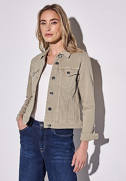 STREET ONE Jeansjacke – Damen Jeansjacke mit Hemdkragen günstig online kaufen