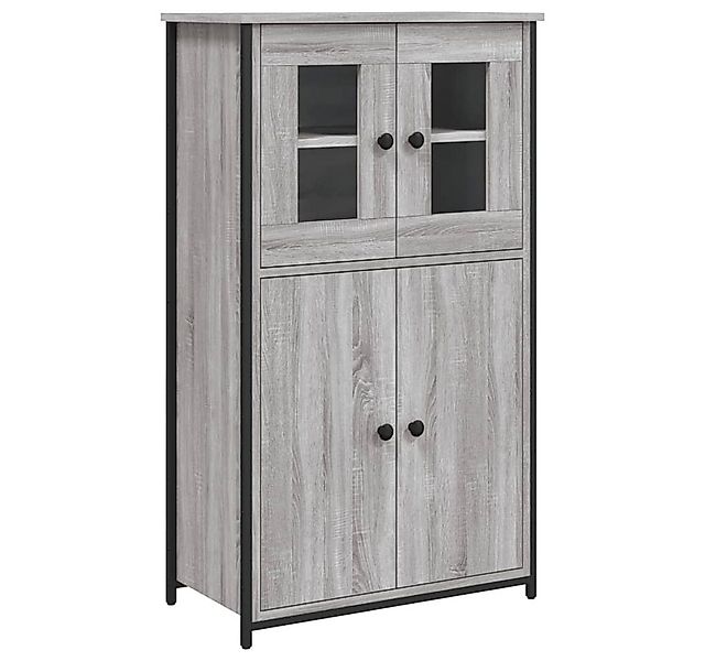 vidaXL Highboard Highboard Grau Sonoma 62x32x106,5 cm Holzwerkstoff (1 St) günstig online kaufen