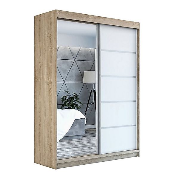 A&J MöbelLand GmbH Schwebetürenschrank GAP 160 cm mit Spiegel (nur für kurz günstig online kaufen